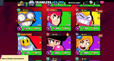 Conta de brawl stars de 2021 parada está a venda