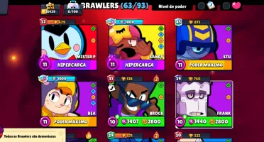 Conta de brawl stars de 2021 parada está a venda