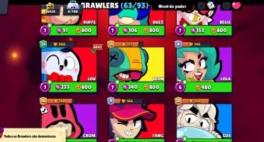 Conta de brawl stars de 2021 parada está a venda