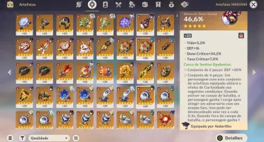 Genshin AR 56 - Scara + Bis, Ganyu, Hu Tao, Zhong li, Nahida
