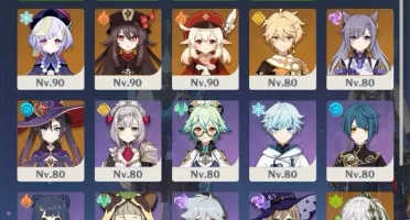Genshin AR 56 - Scara + Bis, Ganyu, Hu Tao, Zhong li, Nahida