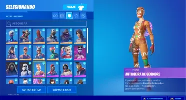 Conta Fortnite, ikonic, minty, salve o mundo com v-bucks etc