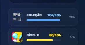 Conta Brawl Stars com 104/104 Brawlers