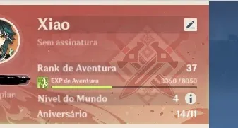 XIAO+ LANÇA DE JADE REFINO 2 + TUMULO DO LOBO
