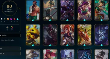 80 Skins, 1 Ultimate, 2 Míticas, 5 Lendárias! Lol Esmeralda