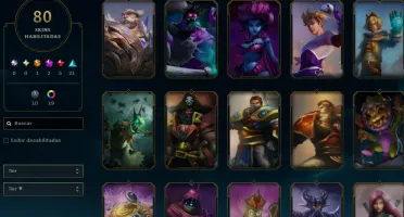 80 Skins, 1 Ultimate, 2 Míticas, 5 Lendárias! Lol Esmeralda