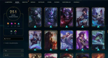 Conta Lol 251 Skins - Unranked