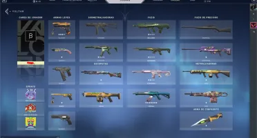 CONTA VALORANT OURO +SKINS
