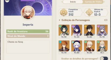 AR56 - 8 Personagens 5⭐