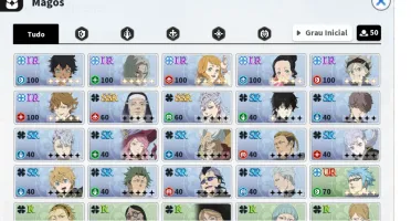Black Clover Mobile! Rei Mago S5 c/ carta - William s5.