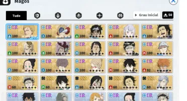 Black Clover Mobile! Rei Mago S5 c/ carta - William s5.