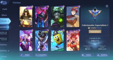 Mobile Legends: Bang Bang ( Emblemas quase full )
