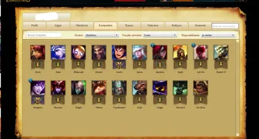 Conta de League of Legends 19 campeões / 9 skins / S6 B1