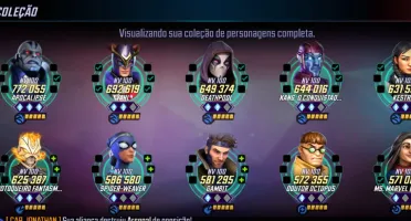 Conta Marvel Strike Force com + de 62Milhoes Super Upada 2