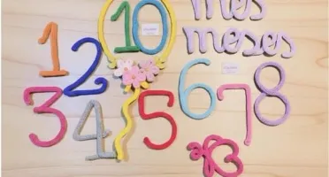 Kit Mêsversário Flor e Borboletinha em Tricotin