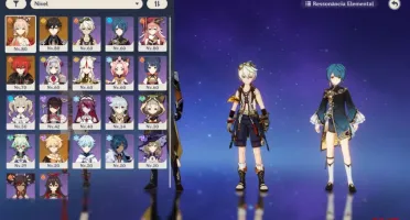 AR 50 - ZHONGLI, YOIMIYA, DILUC, FALCÃO