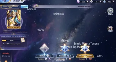 SAINT SEIYA AWAKENING - COM GEMAS AVANÇADAS E LIVROS