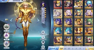 SAINT SEIYA AWAKENING - COM GEMAS AVANÇADAS E LIVROS