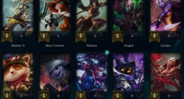 Conta League Of Legends Skin(Legado,Mítica,Lendária)