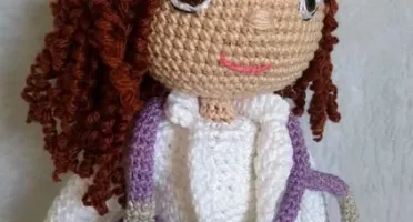 Amigurumi Profissões - Veterinária