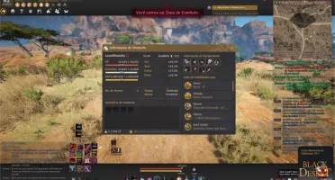 Conta Black Desert SA Ninja 626GS