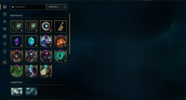 Conta de League Of Legends Gold 1 com borda de DIAMANTE