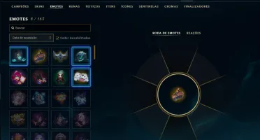 Ouro 4 com 35 Champs e 2 Skins