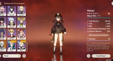Vendo conta AR 59 | Dia 1 |18 personagens 5* e 5 armas 5*
