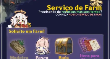 🧰 SERVIÇOS DE FARM - GENSHIN IMPACT | ANUNCIO DINAMIC