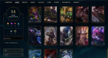 CONTA LOL - SKINS RARAS - MD10 NÃO FEITA
