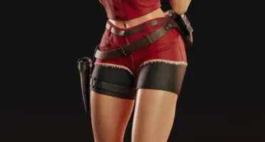 Claire Redfield Resident 3d stl