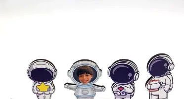 Tabuleiro Astronauta em MDF com Caixa MDF