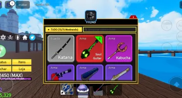 Conta De Blox Fruit Lv Max + God Humam
