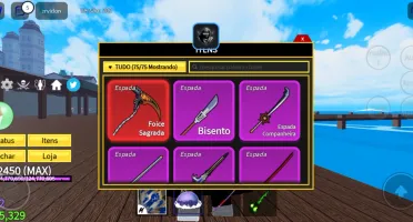 Conta De Blox Fruit Lv Max + God Humam