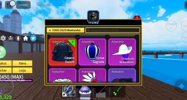 Conta De Blox Fruit Lv Max + God Humam
