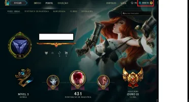 Conta Ouro 3 - Todos os Campeões - 29k de RP em SKINS