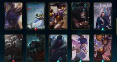 Conta Gold IV 55% WR, 101 champs e 43 SKins.