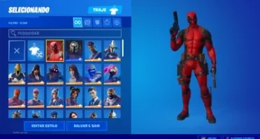 Conta Fortnaite skins 100+ Salve o mundo com Vbucks