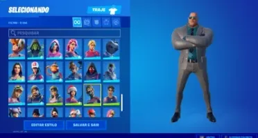 Conta Fortnaite skins 100+ Salve o mundo com Vbucks