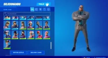 Conta Fortnaite skins 100+ Salve o mundo com Vbucks