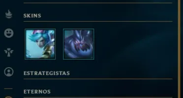 Conta com skin prestígio e borda rara exclusiva da Lux