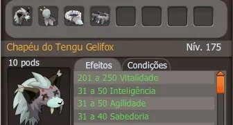 Conjuto Tengu Galifox SPIRITIA