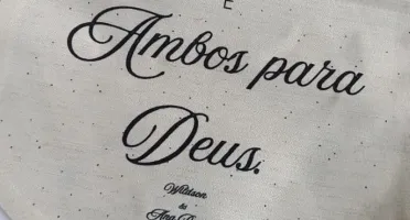 Par de Flâmulas Personalizadas para Cadeiras