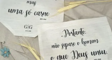 Par de Flâmulas Personalizadas para Cadeiras
