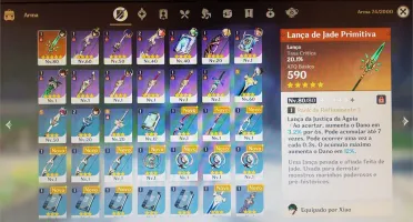 Xiao + lança de Jade