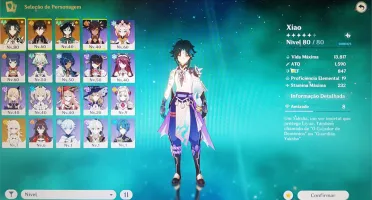 Xiao + lança de Jade