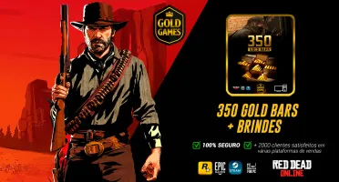 350 Gold Bar Para Red Dead Redemption Online + Brindes