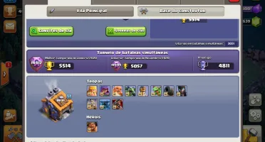 CLASH OF CLANS CV14 FULL +20600 GEMAS