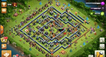 CLASH OF CLANS CV14 FULL +20600 GEMAS