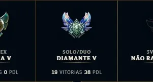 Conta Diamante no LoL